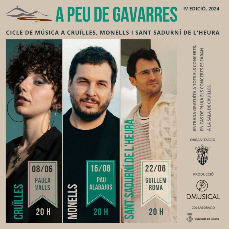 Cartell del cicle a peu de gavarres