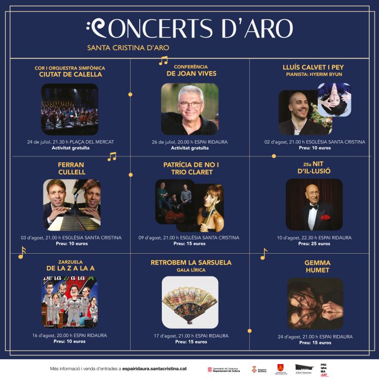 privat:-santa-cristina-presenta-la-programacio-de-concerts-d’aro